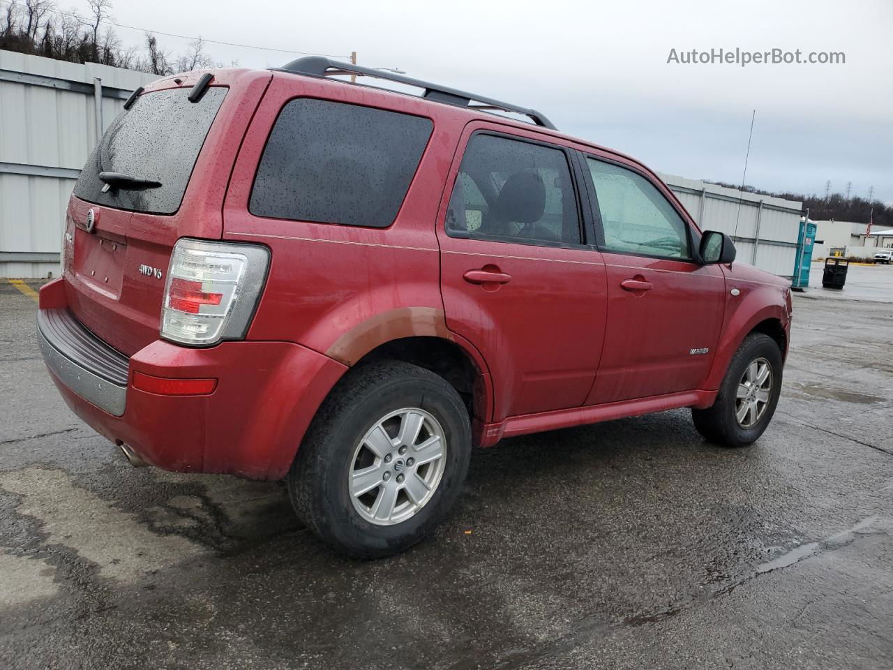 2008 Mercury Mariner  Темно-бордовый vin: 4M2CU91138KJ20821