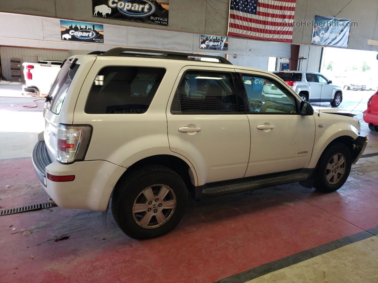 2008 Mercury Mariner  Белый vin: 4M2CU91138KJ22407