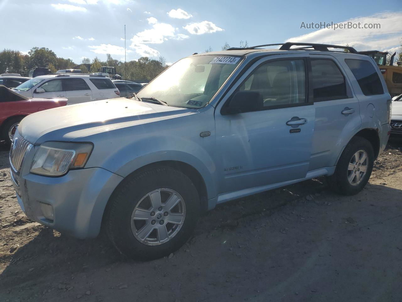 2008 Mercury Mariner  Blue vin: 4M2CU91138KJ37439