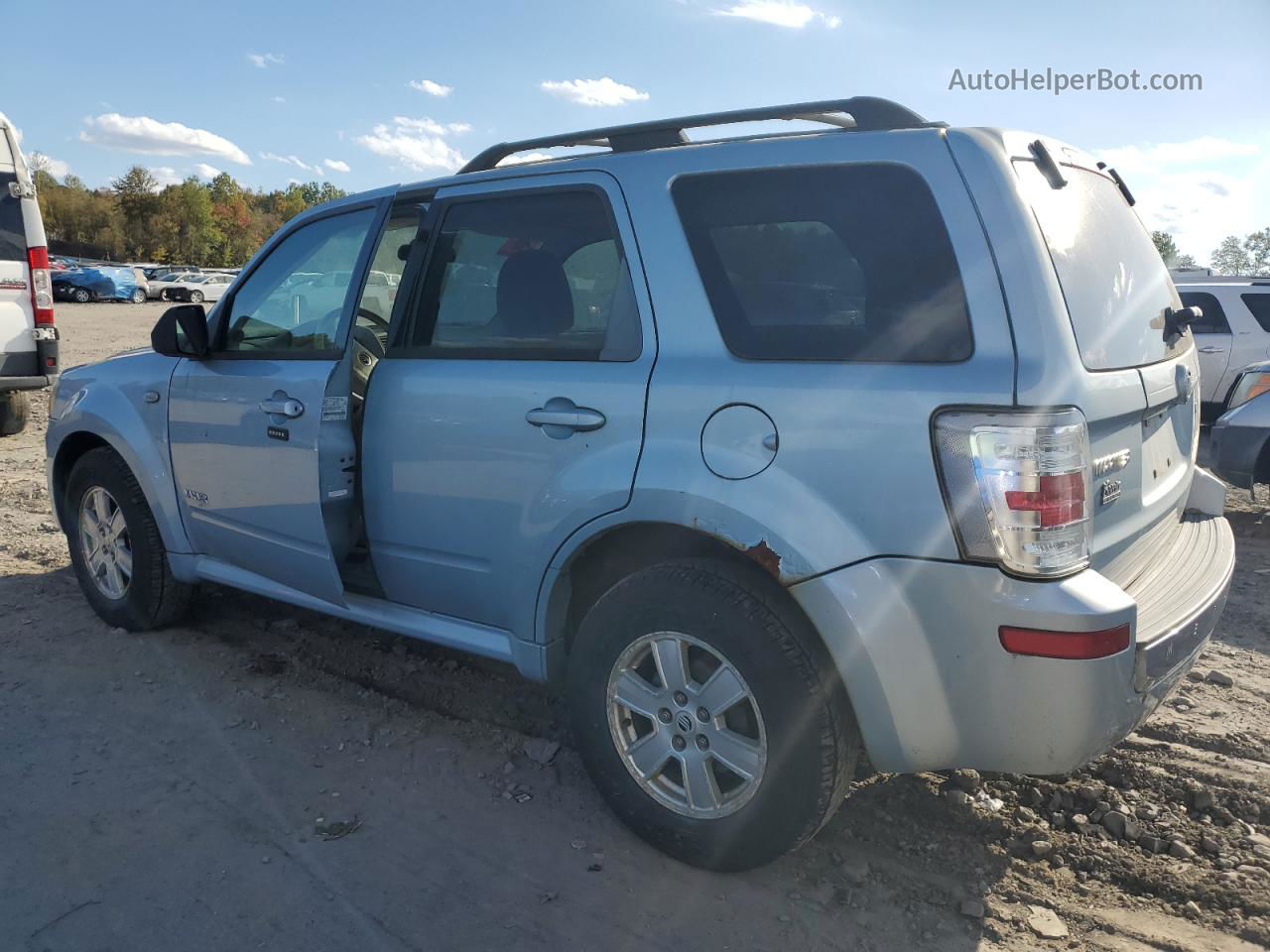 2008 Mercury Mariner  Blue vin: 4M2CU91138KJ37439