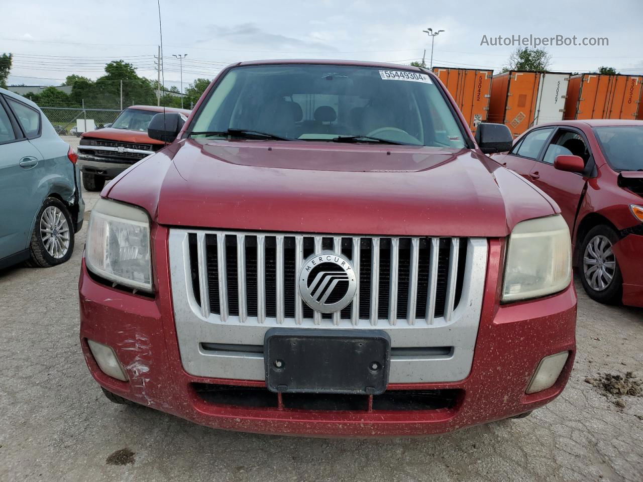 2008 Mercury Mariner  Темно-бордовый vin: 4M2CU91138KJ47615