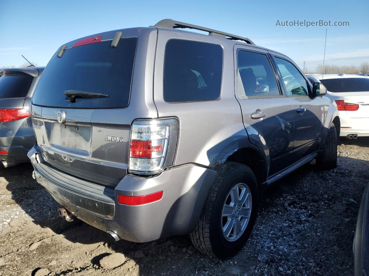 2008 Mercury Mariner  Gray vin: 4M2CU91148KJ47283