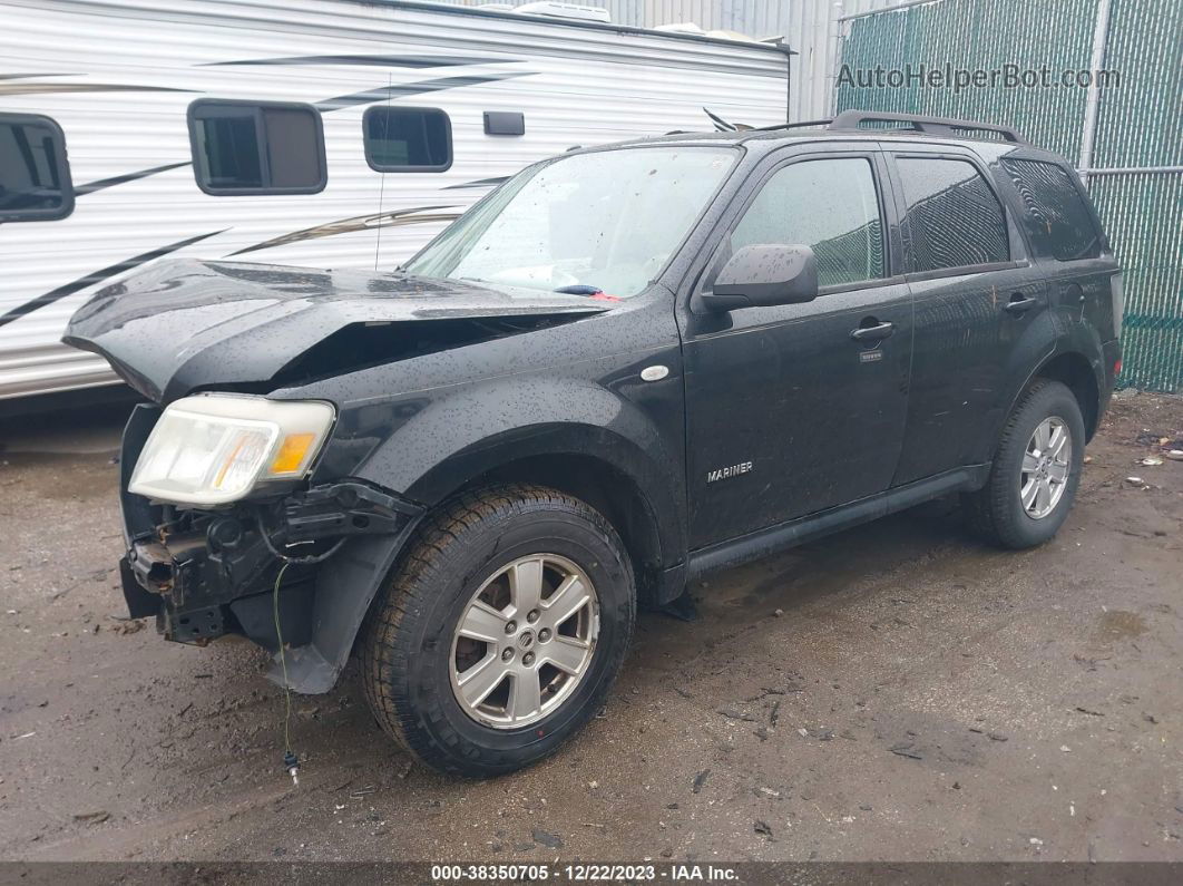 2008 Mercury Mariner V6 Black vin: 4M2CU91158KJ31013