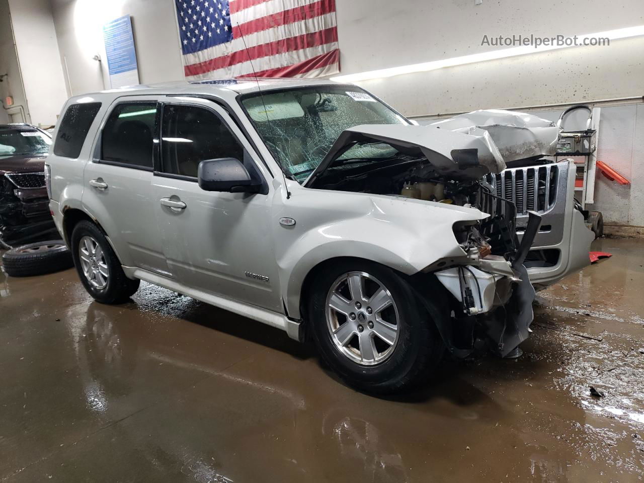 2008 Mercury Mariner  Бежевый vin: 4M2CU91158KJ51648