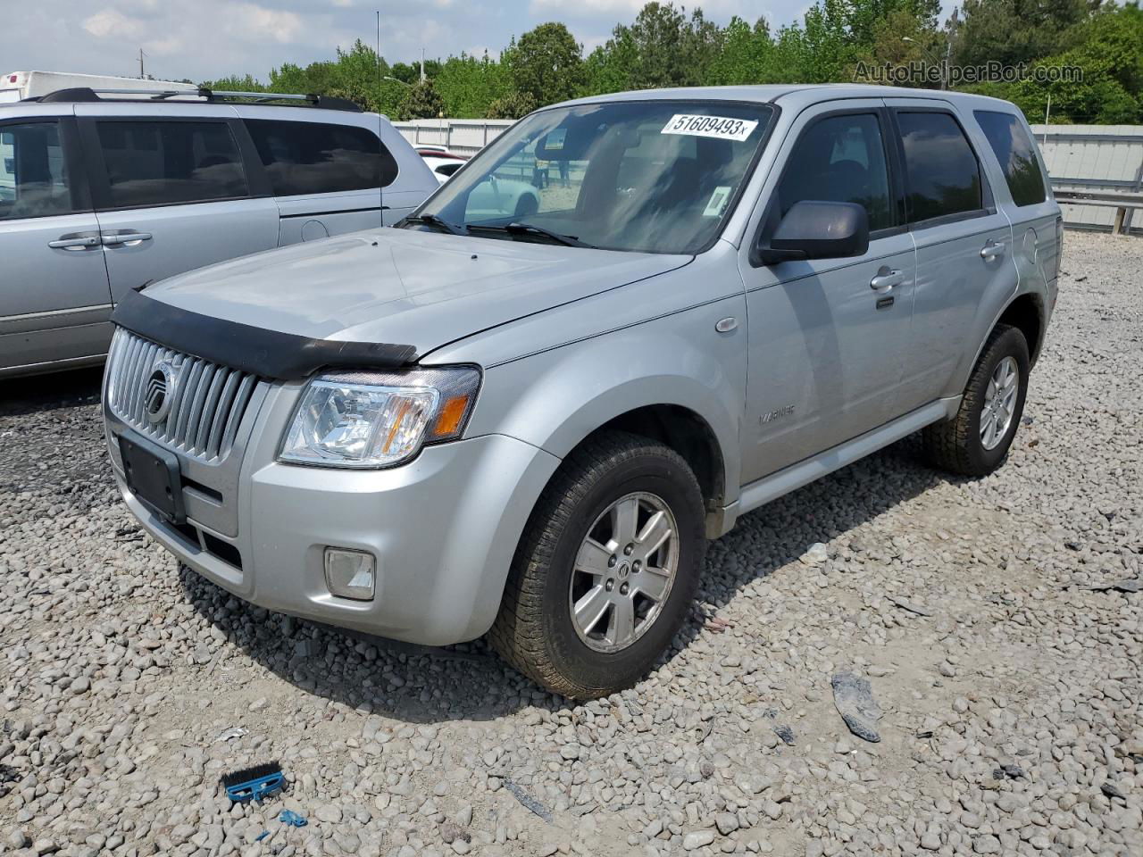 2008 Mercury Mariner  Silver vin: 4M2CU91188KJ10057