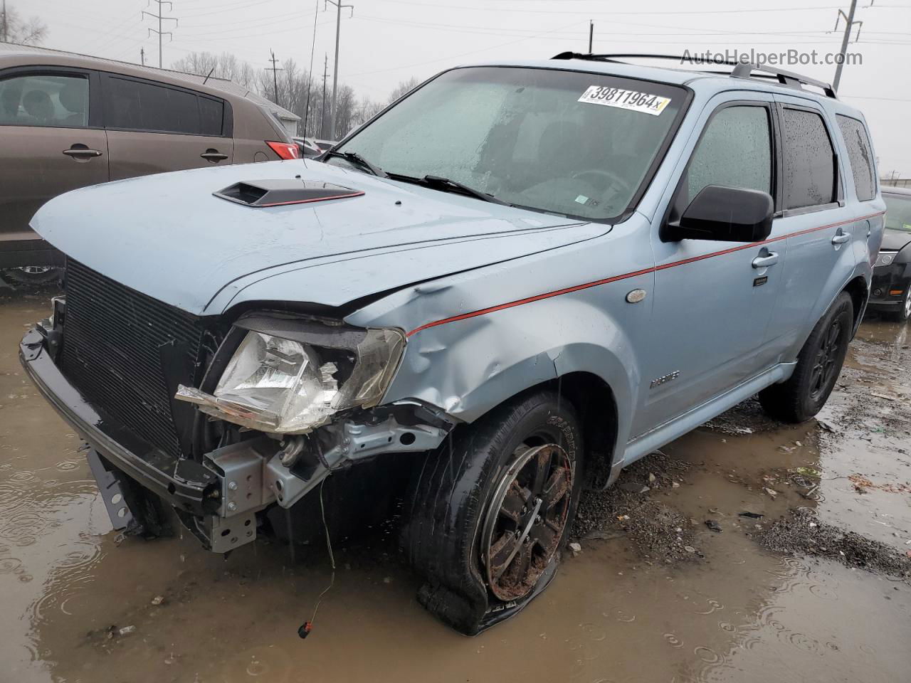 2008 Mercury Mariner  Blue vin: 4M2CU91188KJ17784