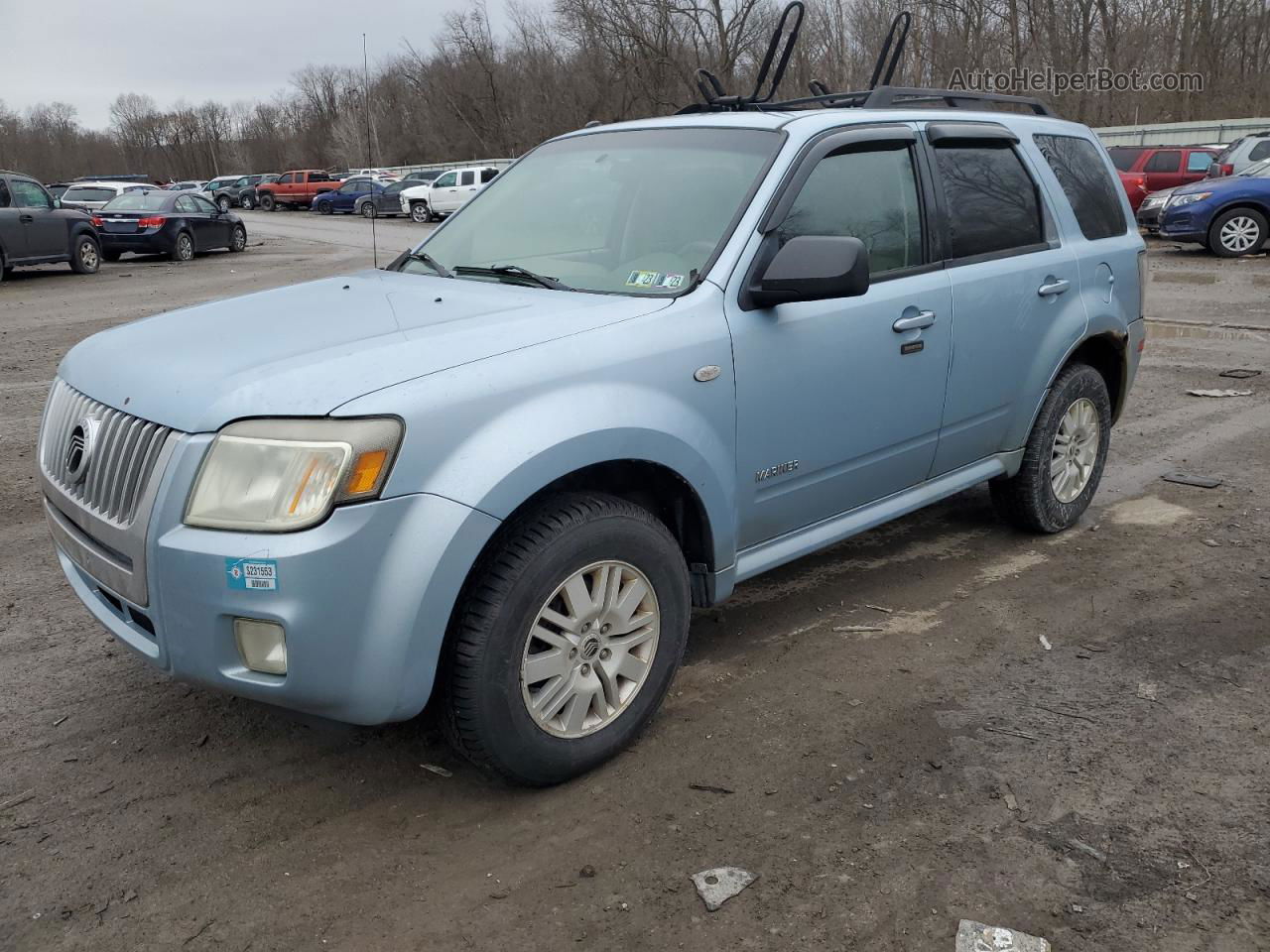 2008 Mercury Mariner  Синий vin: 4M2CU91188KJ29773