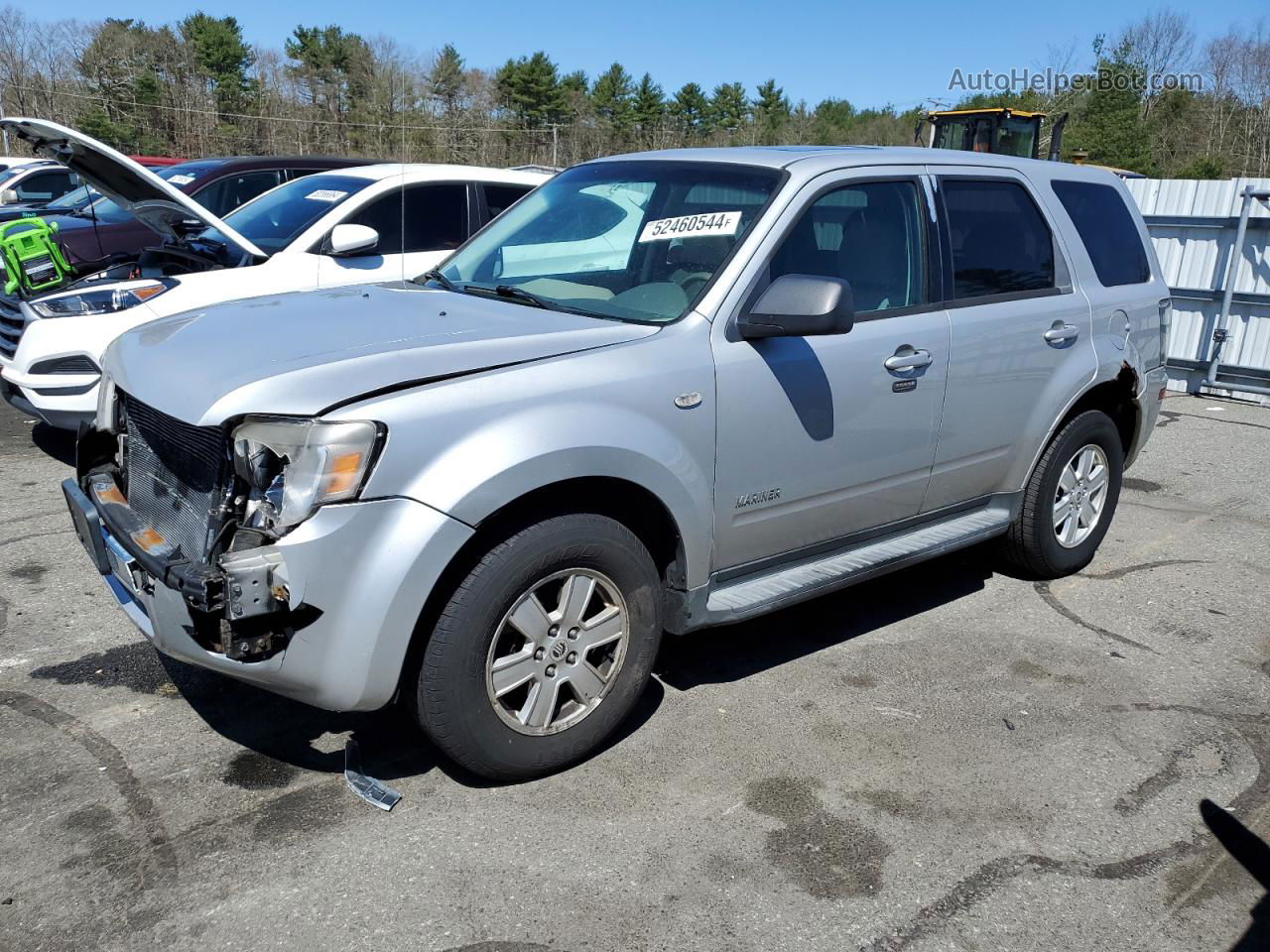 2008 Mercury Mariner  Gray vin: 4M2CU91198KJ02971