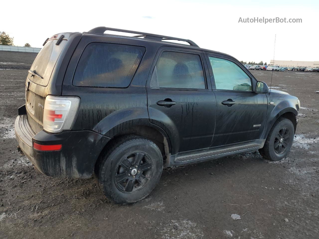 2008 Mercury Mariner  Черный vin: 4M2CU91198KJ20130