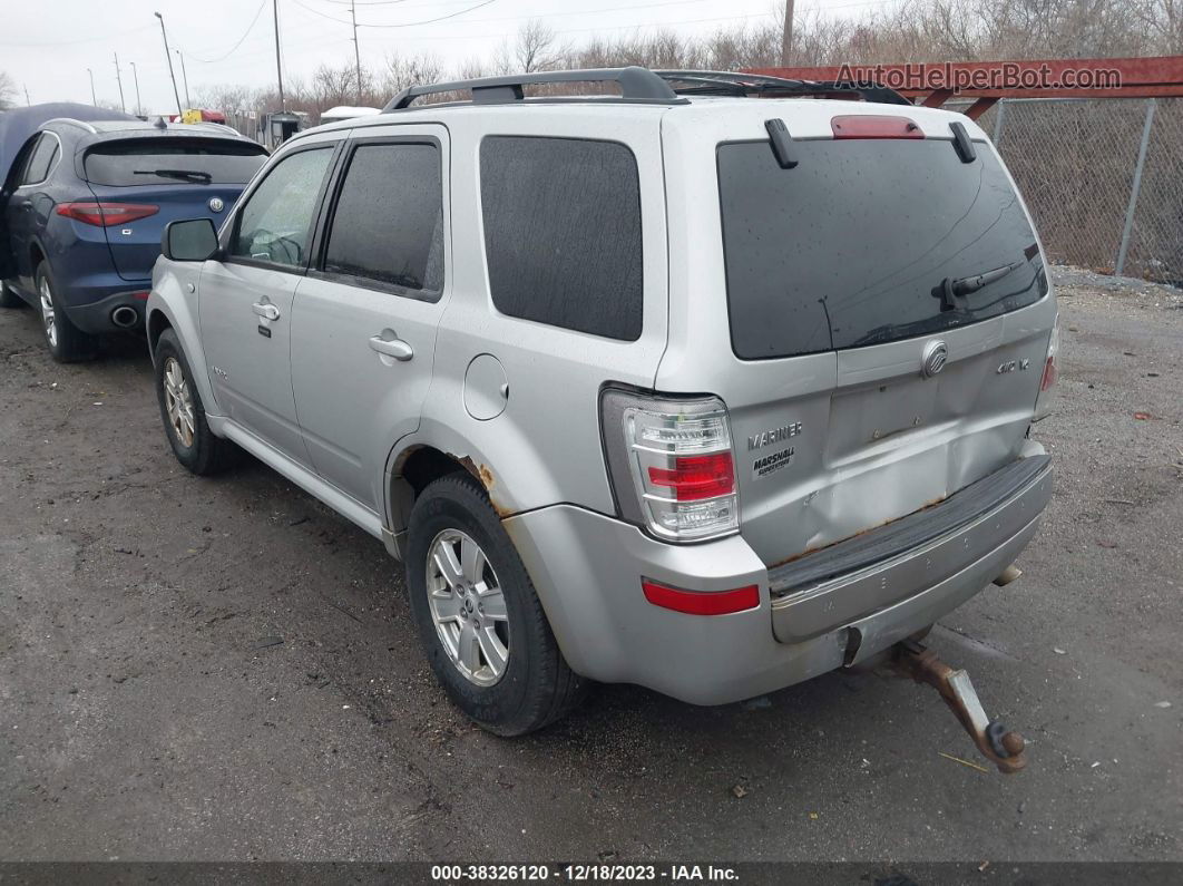 2008 Mercury Mariner V6 Silver vin: 4M2CU91198KJ27398