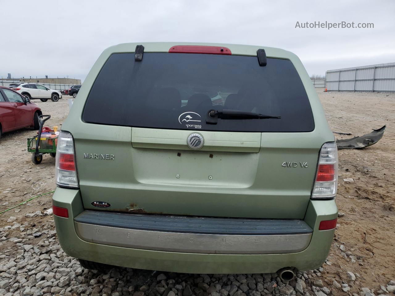 2008 Mercury Mariner  Зеленый vin: 4M2CU911X8KJ01960