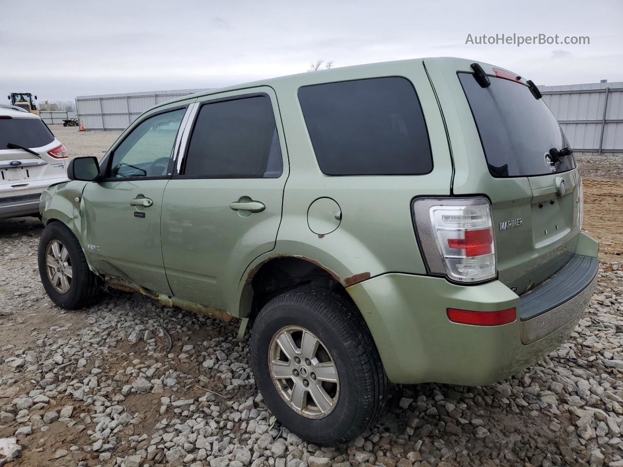 2008 Mercury Mariner  Зеленый vin: 4M2CU911X8KJ01960