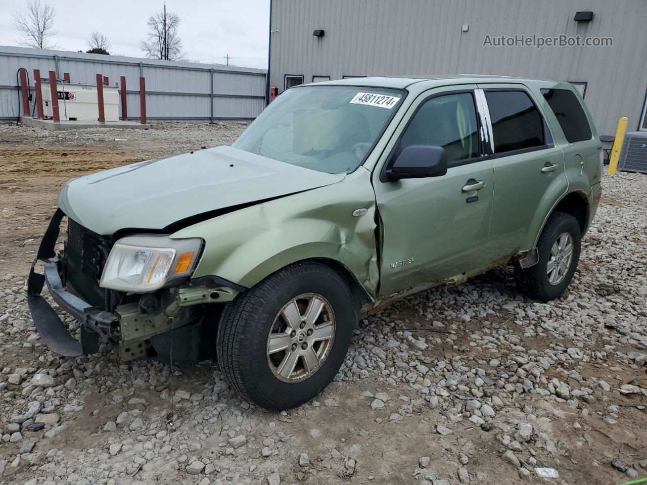 2008 Mercury Mariner  Green vin: 4M2CU911X8KJ01960