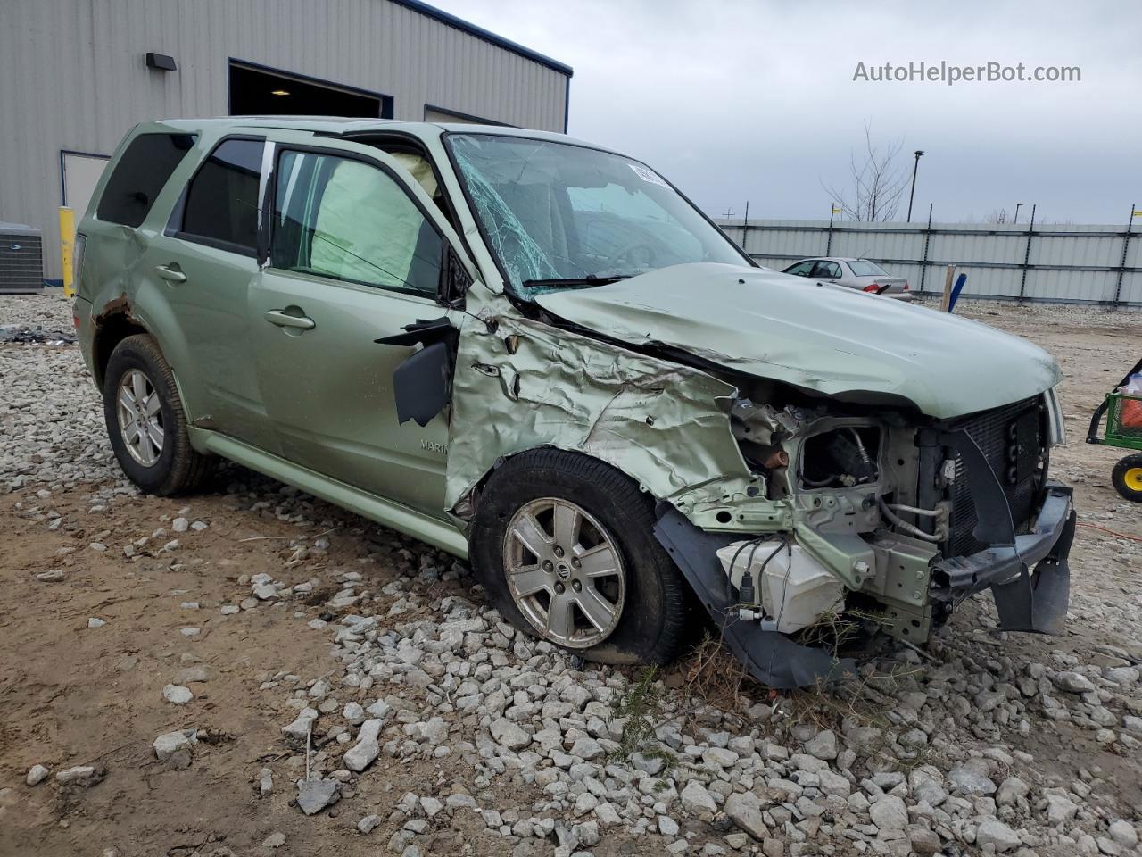 2008 Mercury Mariner  Зеленый vin: 4M2CU911X8KJ01960