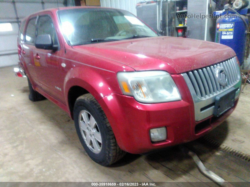 2008 Mercury Mariner   Red vin: 4M2CU911X8KJ04924