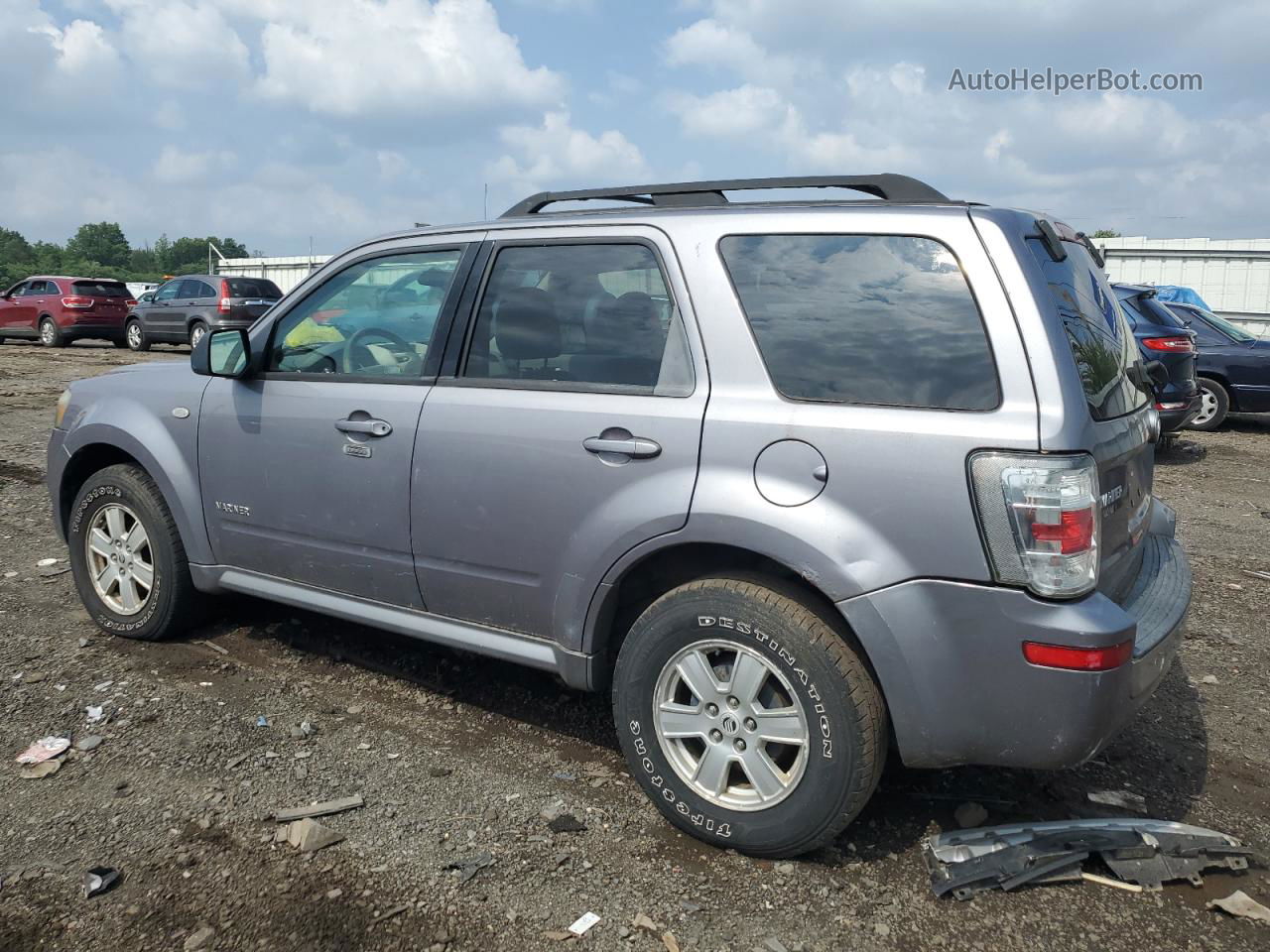 2008 Mercury Mariner  Gray vin: 4M2CU91Z18KJ35288