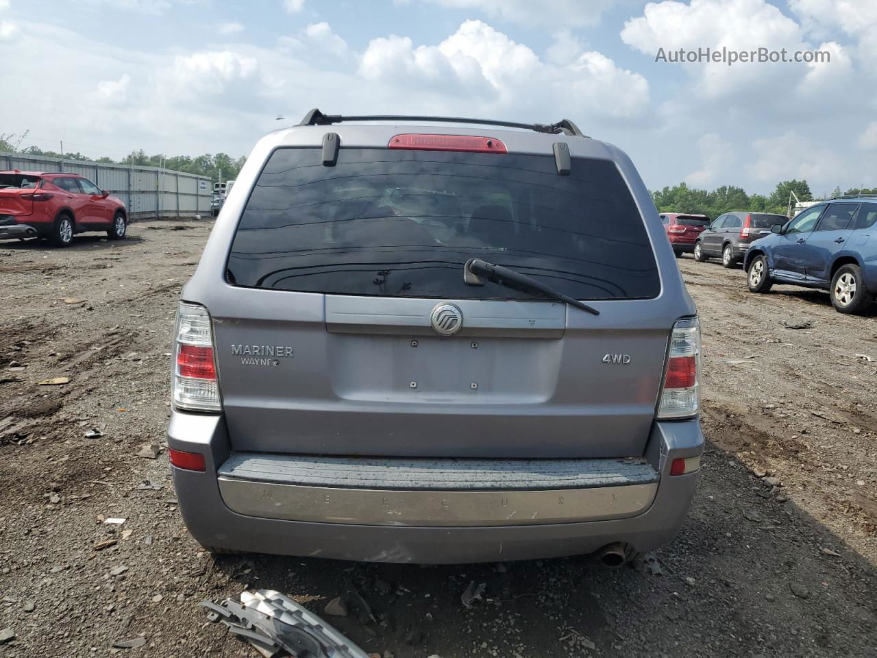 2008 Mercury Mariner  Серый vin: 4M2CU91Z18KJ35288