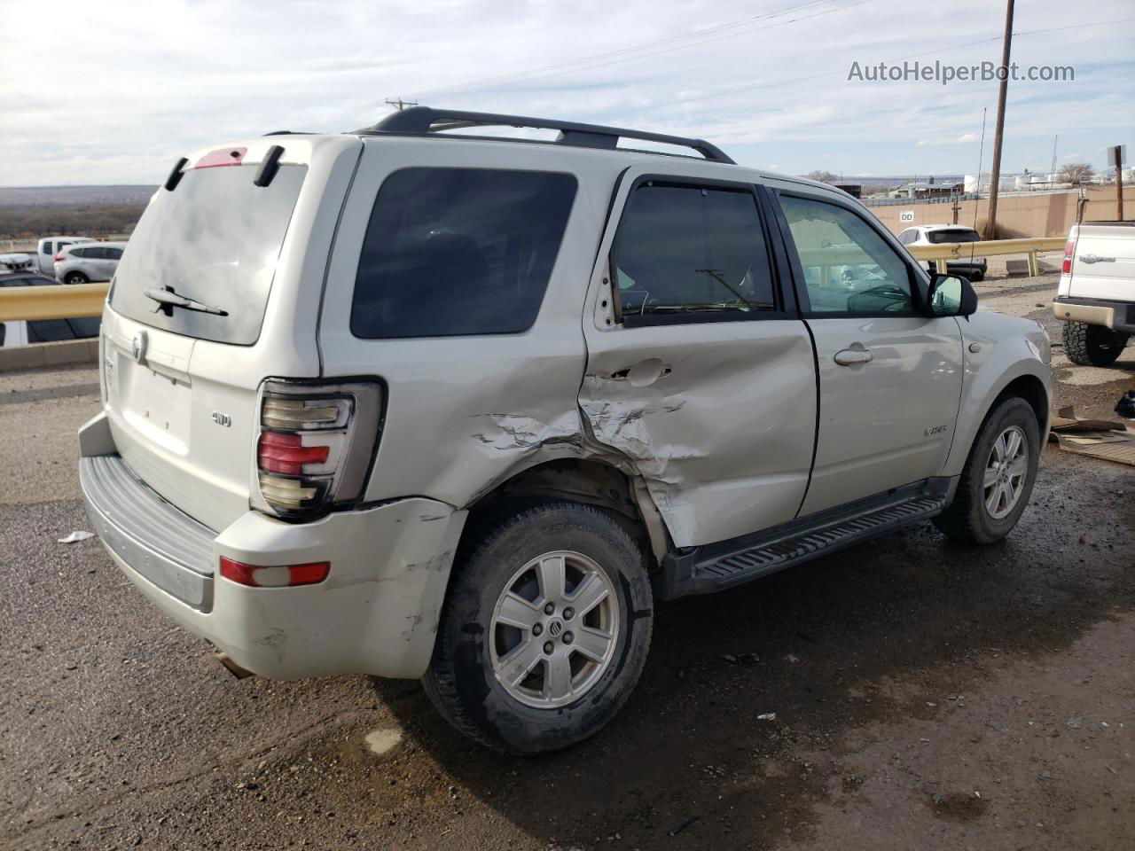 2008 Mercury Mariner  Бежевый vin: 4M2CU91Z68KJ52314