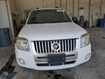 2008 Mercury Mariner  White vin: 4M2CU91ZX8KJ20501