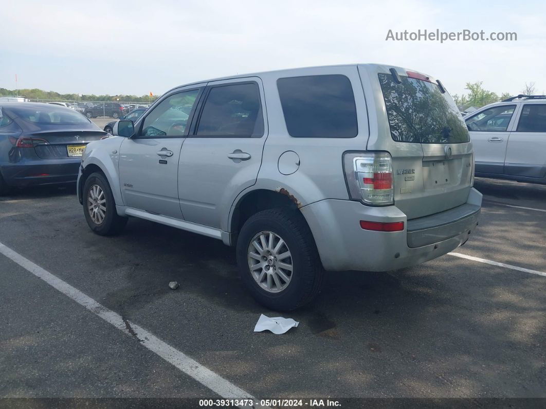 2008 Mercury Mariner Premier Silver vin: 4M2CU97108KJ35686