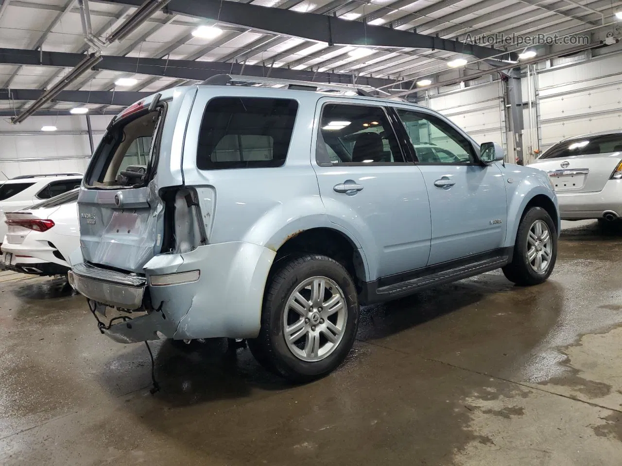 2008 Mercury Mariner Premier Blue vin: 4M2CU97108KJ41584