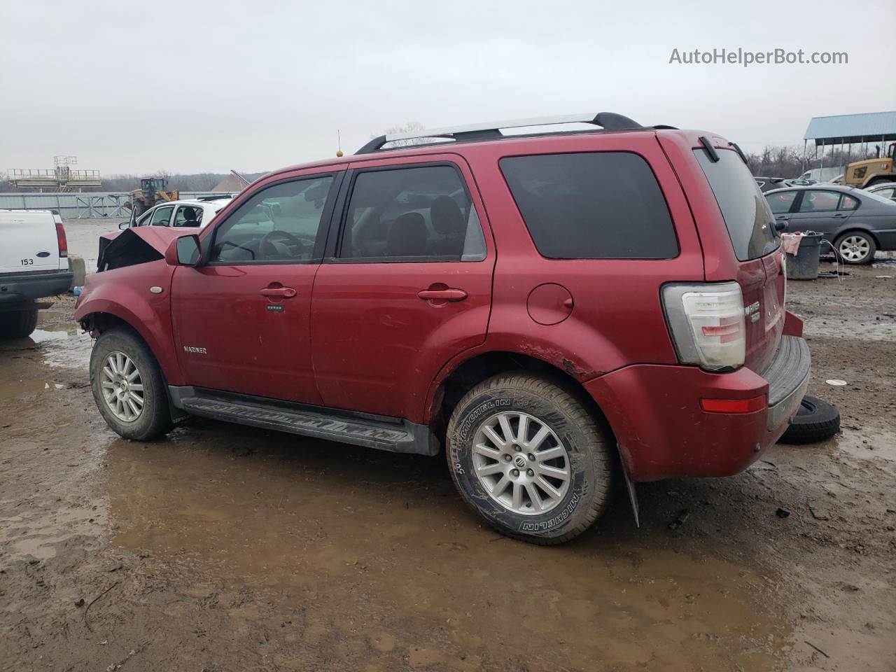 2008 Mercury Mariner Premier Red vin: 4M2CU97118KJ30089