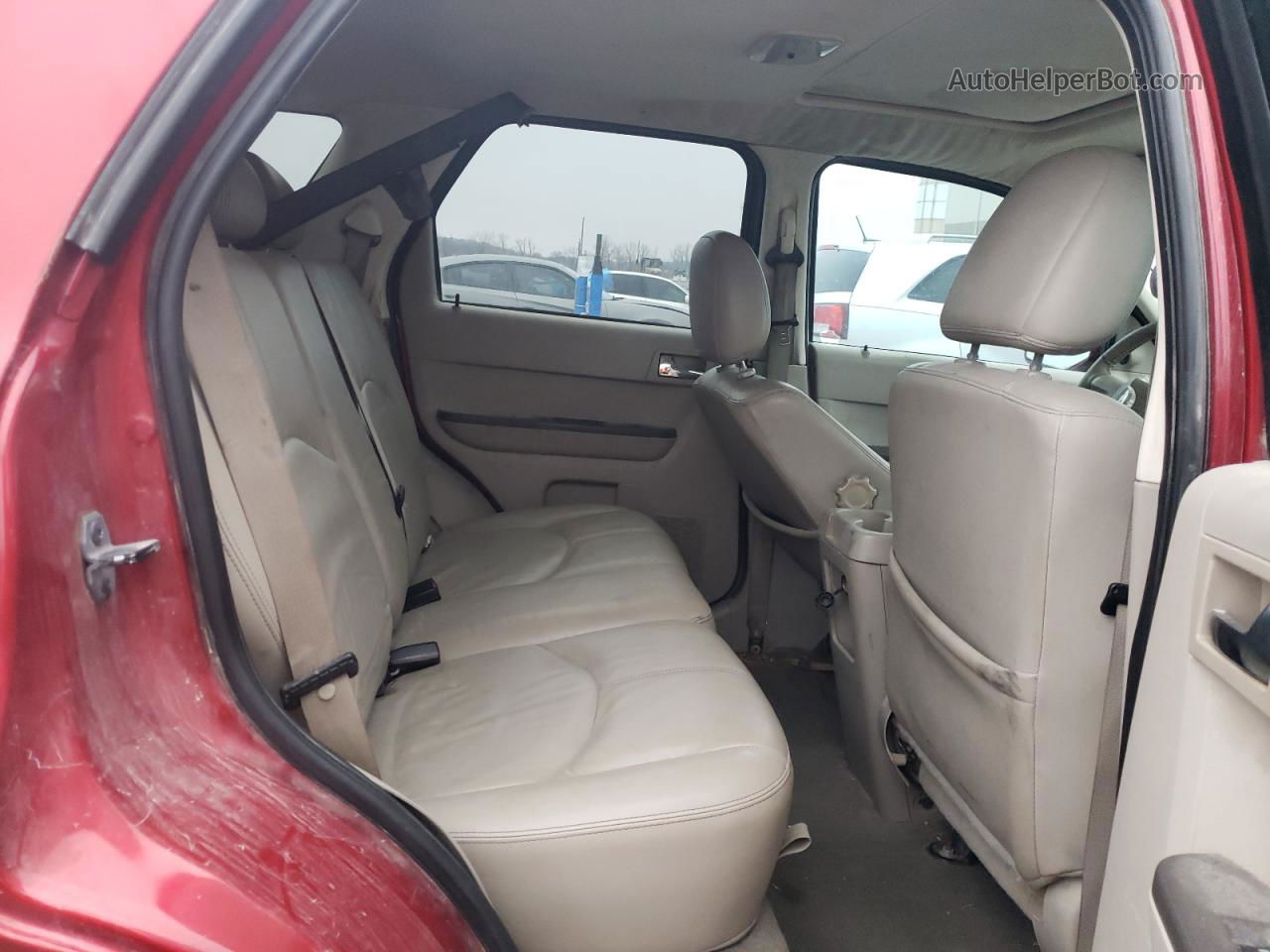 2008 Mercury Mariner Premier Red vin: 4M2CU97118KJ30089