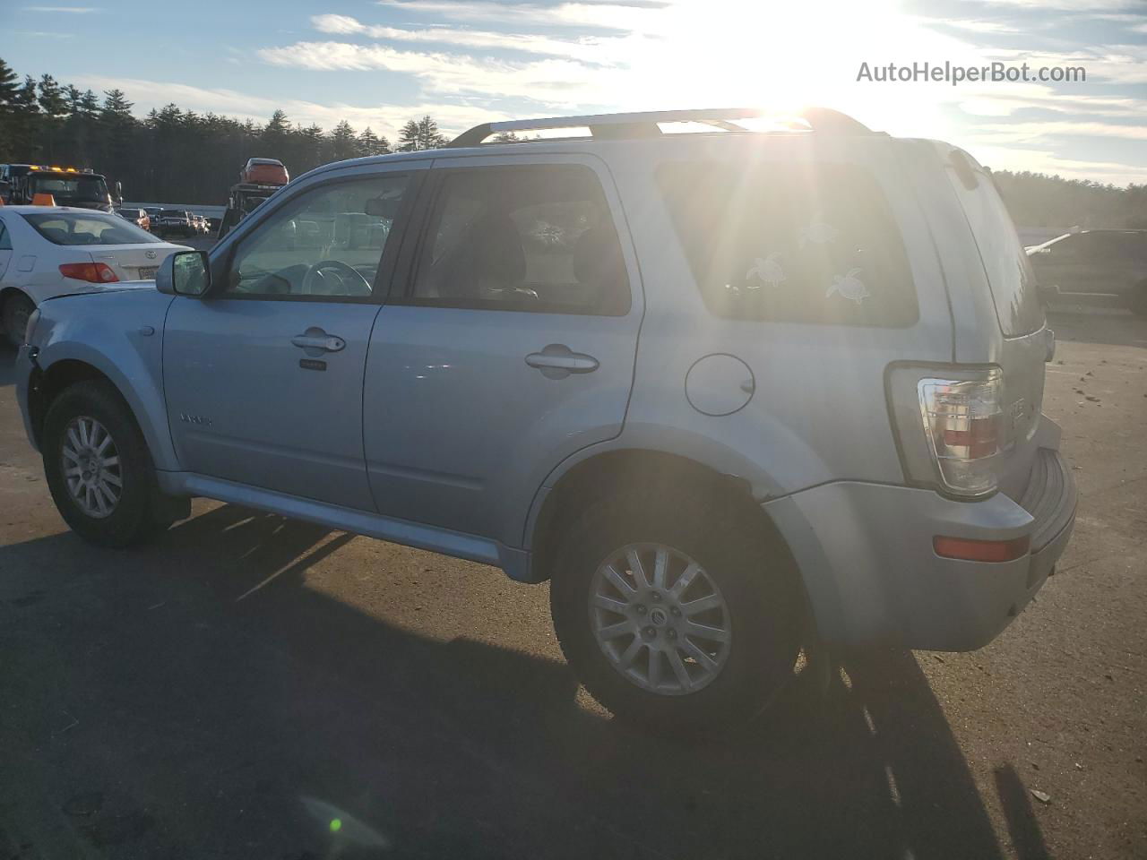 2008 Mercury Mariner Premier Blue vin: 4M2CU97128KJ15438