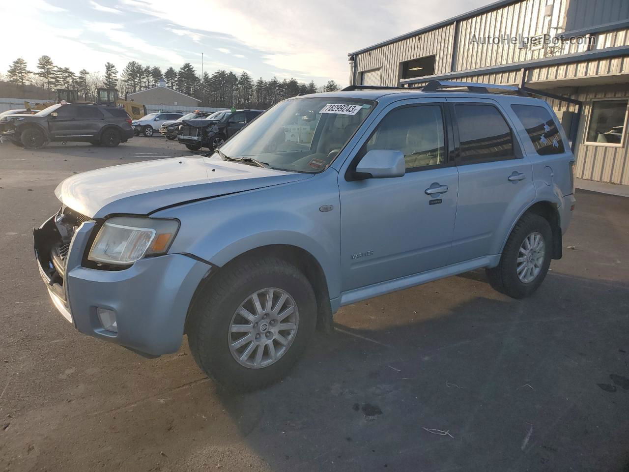 2008 Mercury Mariner Premier Синий vin: 4M2CU97128KJ15438