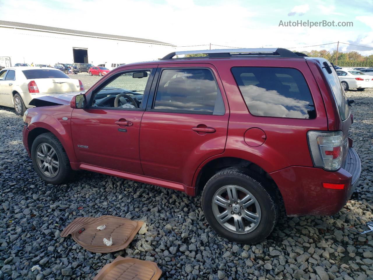 2008 Mercury Mariner Premier Red vin: 4M2CU97128KJ23152