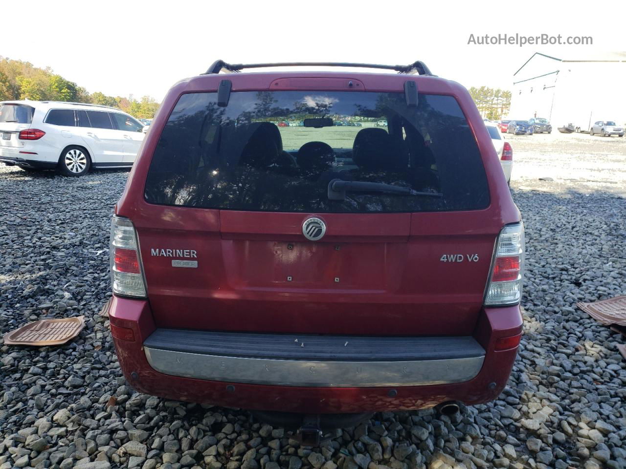 2008 Mercury Mariner Premier Red vin: 4M2CU97128KJ23152