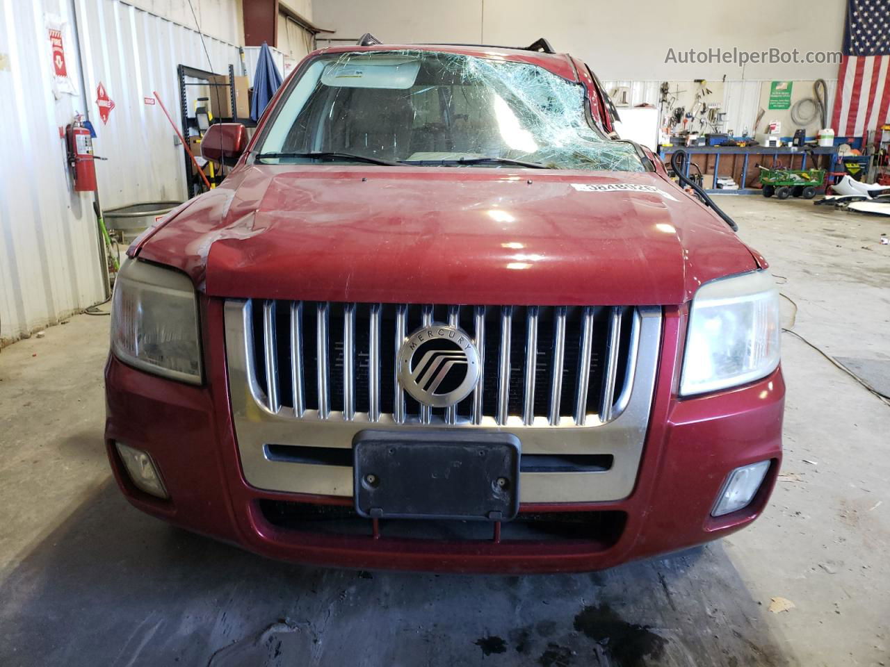 2008 Mercury Mariner Premier Red vin: 4M2CU97128KJ38203