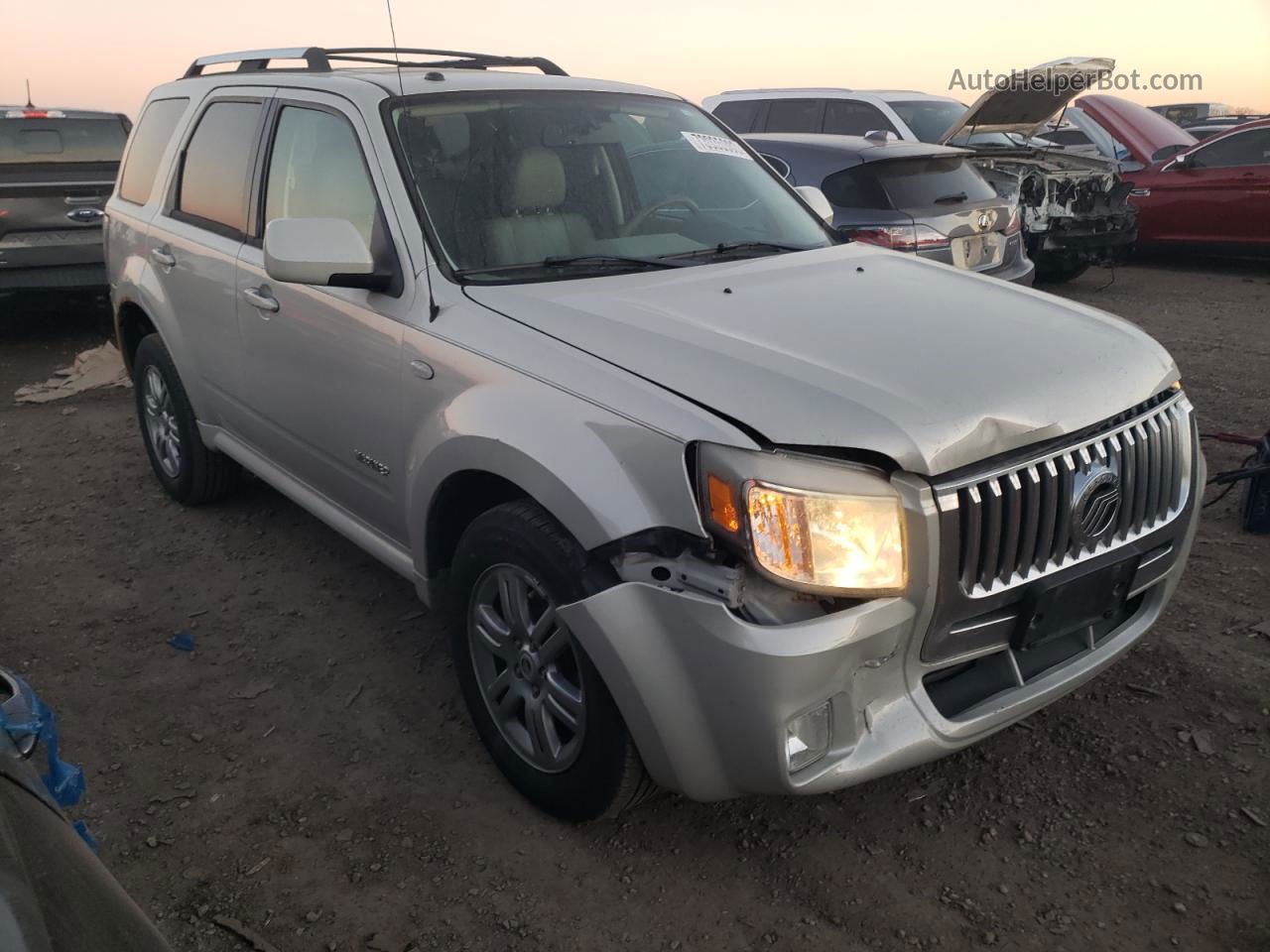 2008 Mercury Mariner Premier Silver vin: 4M2CU97138KJ40736