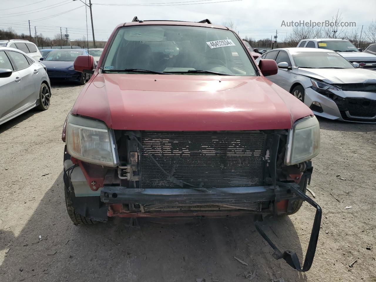 2008 Mercury Mariner Premier Red vin: 4M2CU97148KJ05090