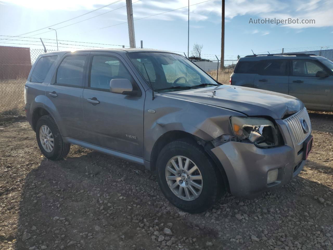 2008 Mercury Mariner Premier Серый vin: 4M2CU97148KJ13531