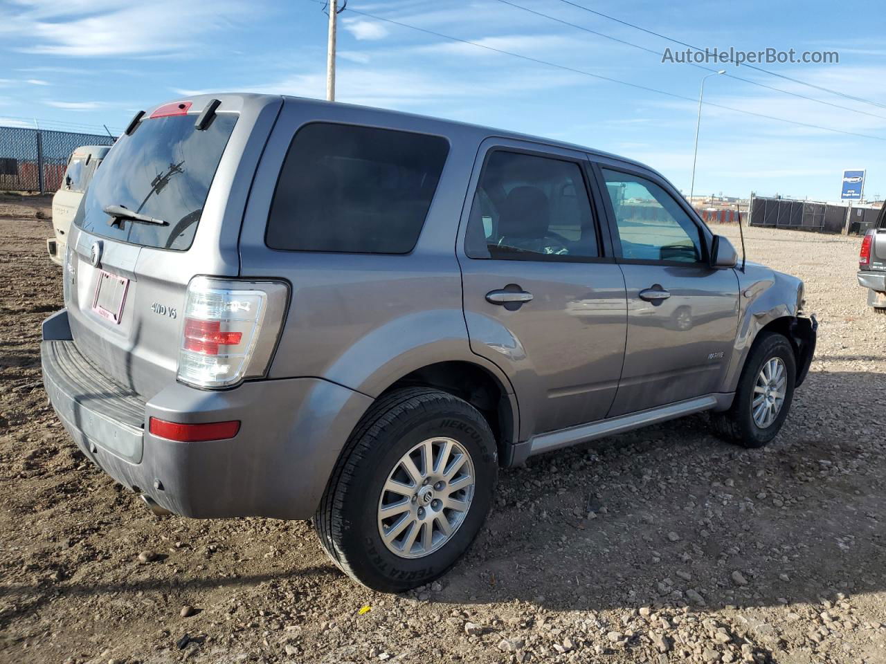 2008 Mercury Mariner Premier Серый vin: 4M2CU97148KJ13531