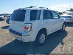 2008 Mercury Mariner Premier White vin: 4M2CU97148KJ33410