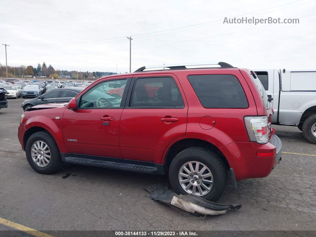 2008 Mercury Mariner Premier Red vin: 4M2CU97148KJ44116