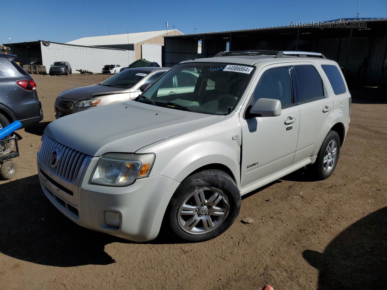 2008 Mercury Mariner Premier Cream vin: 4M2CU97148KJ49462