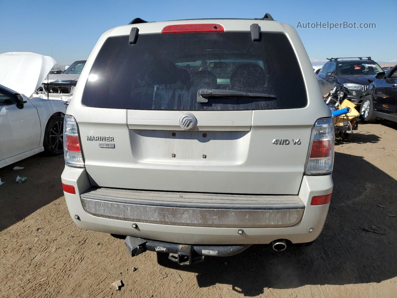 2008 Mercury Mariner Premier Cream vin: 4M2CU97148KJ49462