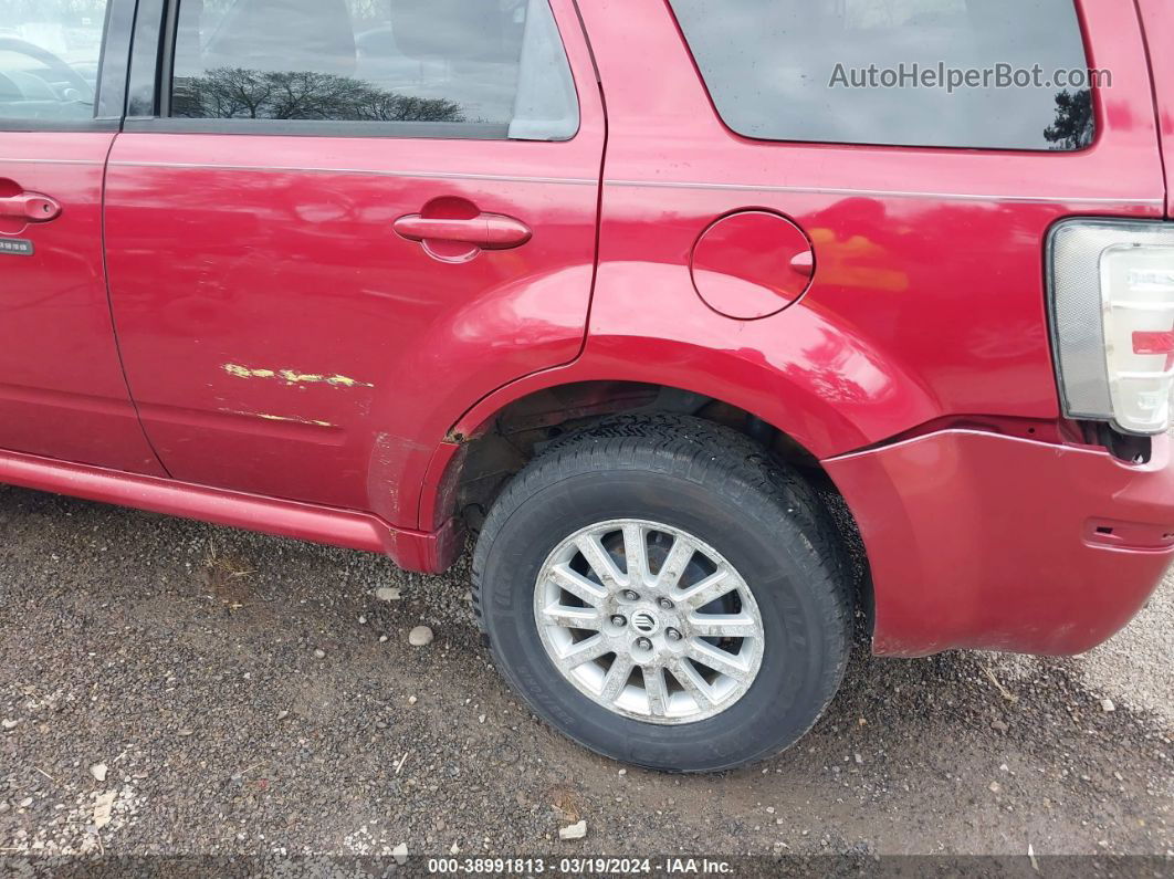 2008 Mercury Mariner Premier Red vin: 4M2CU97158KJ28829