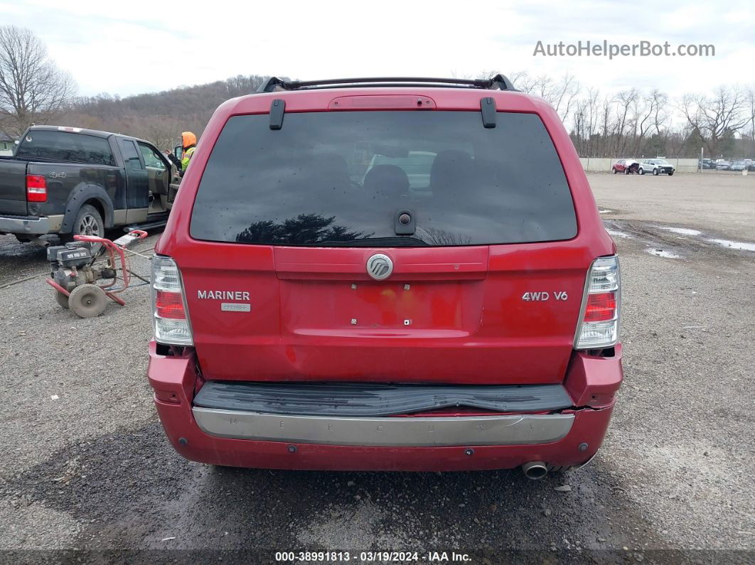 2008 Mercury Mariner Premier Red vin: 4M2CU97158KJ28829