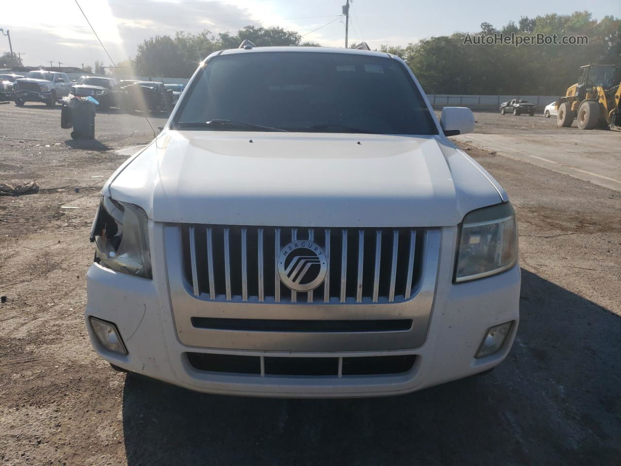 2008 Mercury Mariner Premier White vin: 4M2CU97158KJ46635