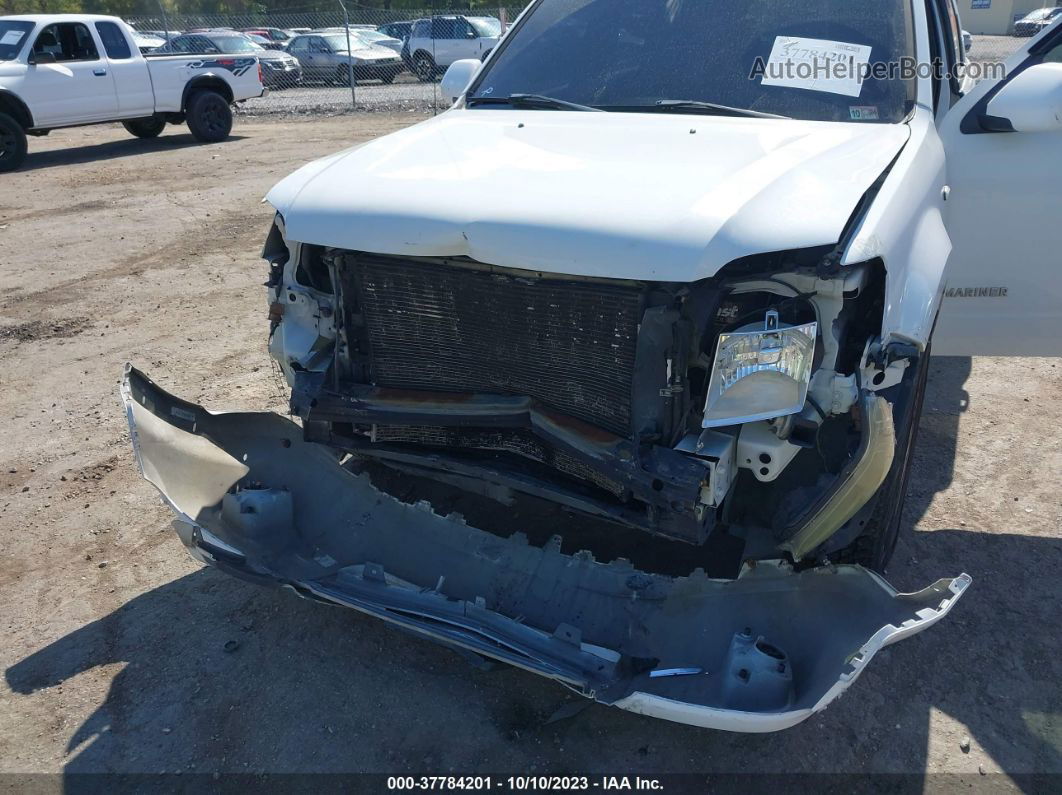 2008 Mercury Mariner Premier White vin: 4M2CU97168KJ07973