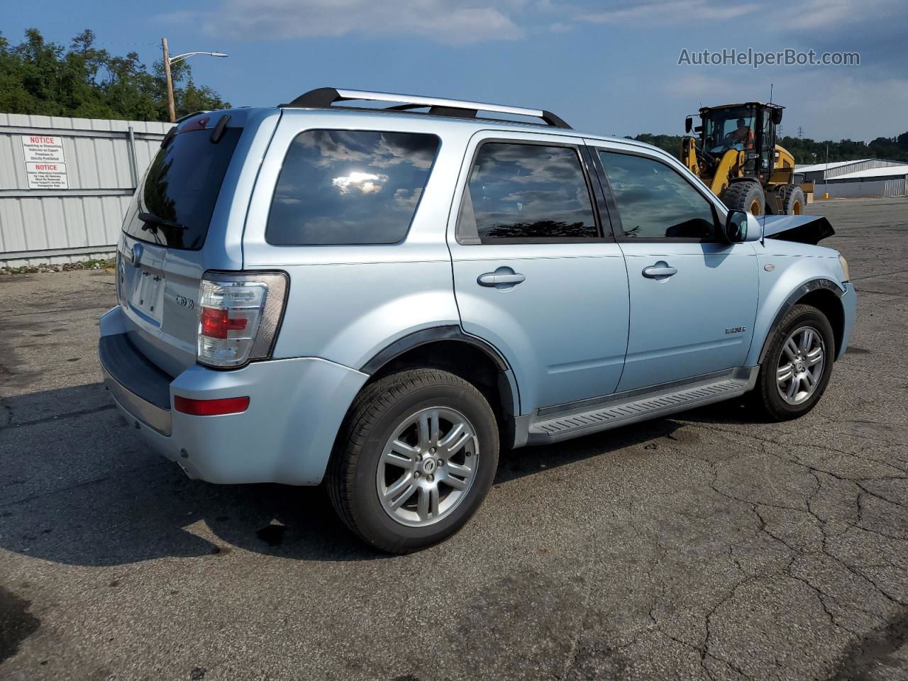 2008 Mercury Mariner Premier Blue vin: 4M2CU97168KJ34171