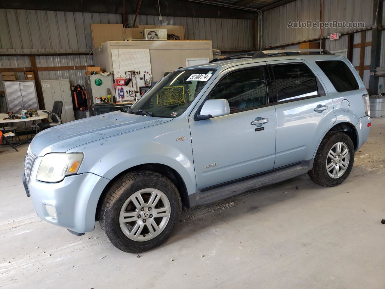 2008 Mercury Mariner Premier Blue vin: 4M2CU97168KJ38950