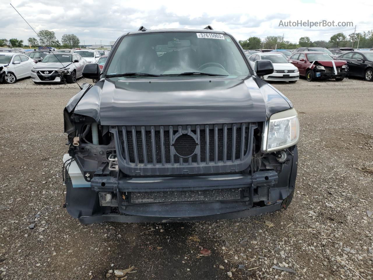 2008 Mercury Mariner Premier Black vin: 4M2CU97178KJ02314