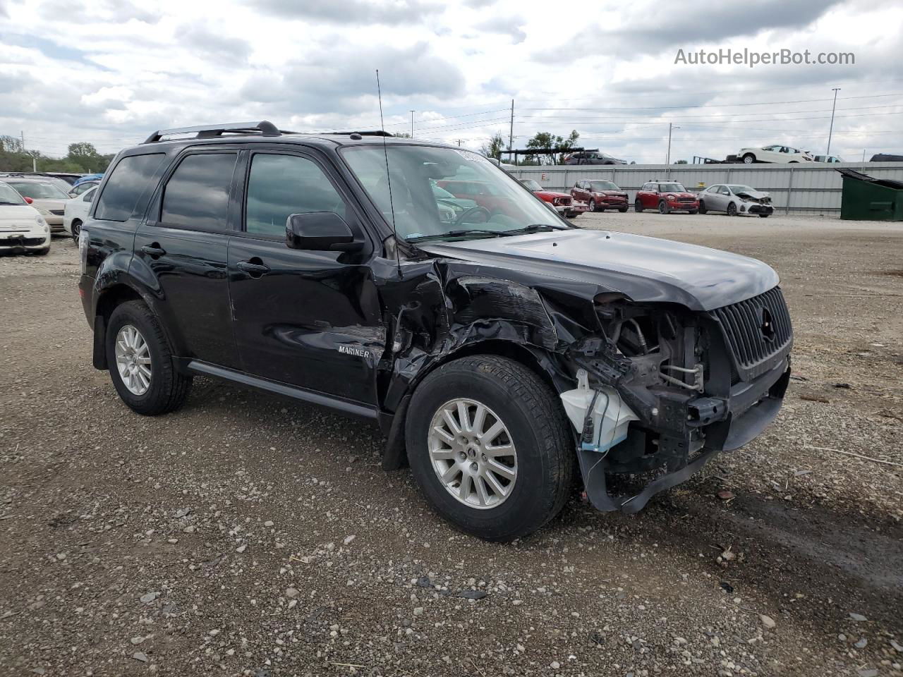 2008 Mercury Mariner Premier Black vin: 4M2CU97178KJ02314