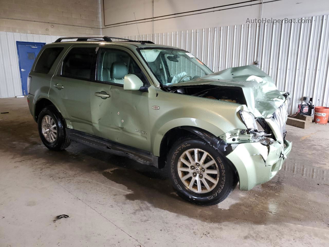 2008 Mercury Mariner Premier Green vin: 4M2CU97178KJ02880