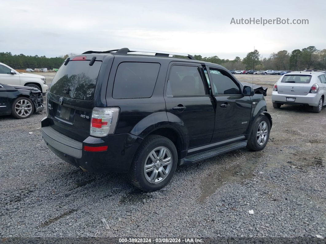 2008 Mercury Mariner Premier Black vin: 4M2CU97178KJ11773